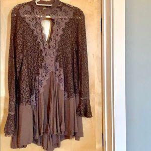 Free People Lace Tunic Dress